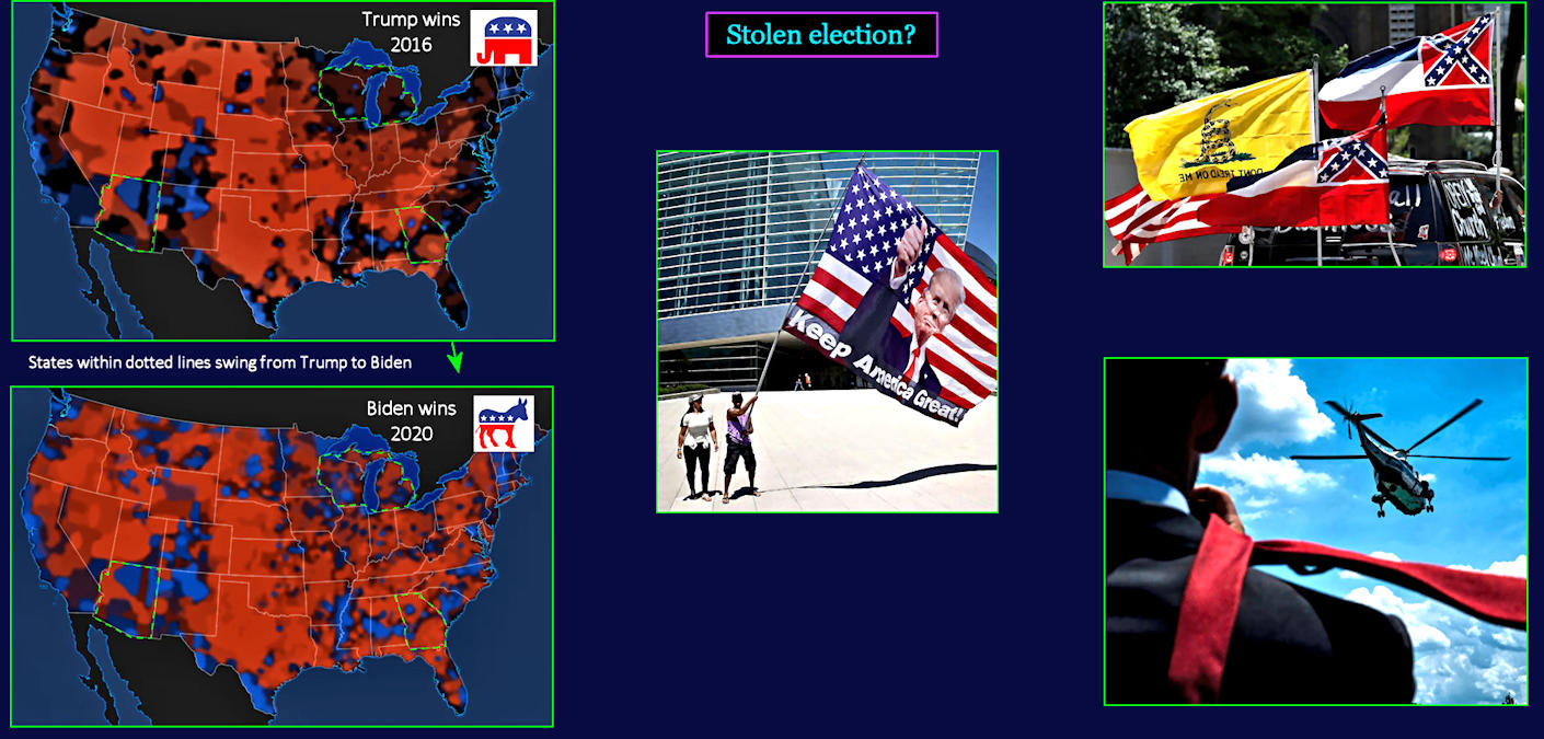 Biden election (stolen?), 2020 map